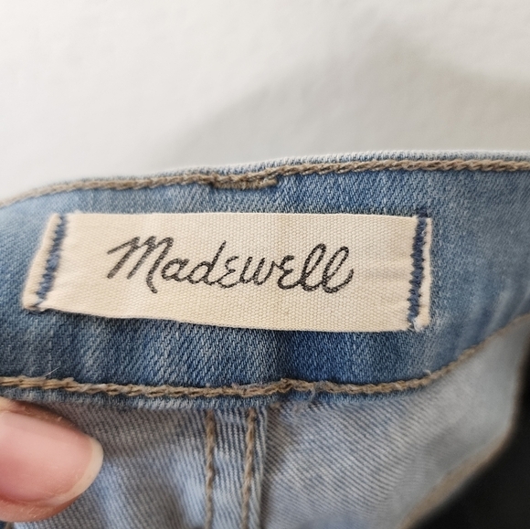 Madewell Quince Wash Button-Front Edition Cali Demi-Boot Jeans 24 - Picture 5 of 8